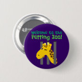 Badge Rond 5 Cm Zoo de sélection (Devant & derrière)