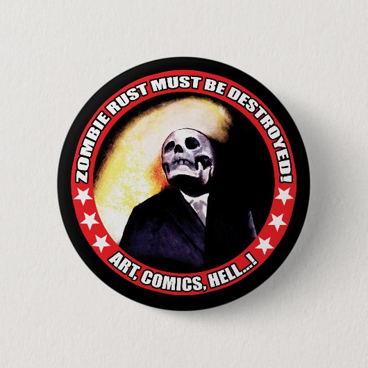 Badge Rond 5 Cm ZRMBD ! Version de bouton (Devant)