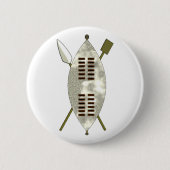 Badge Rond 5 Cm Zulu Schild (Devant)