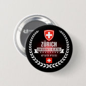 Badge Rond 5 Cm Zurich (Devant & derrière)