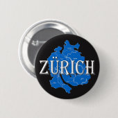 Badge Rond 5 Cm Zurich (Devant & derrière)