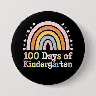 Badge Rond 7,6 Cm 100e Jour de la maternelle Enseignant Enfants 100 