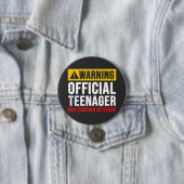 Badge Rond 7,6 Cm 13e anniversaire Adolescent officiel (En situation)