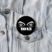 Badge Rond 7,6 Cm 1913 boutons de frère (En situation)