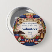 Badge Rond 7,6 Cm 250th Anniversary Button (Devant & derrière)