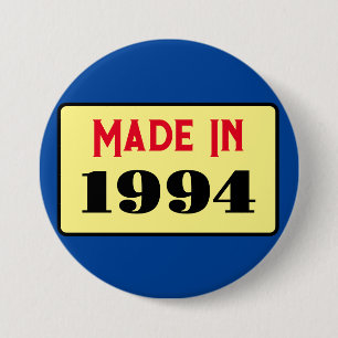 Badge Rond 7,6 Cm 30 broches insigne 30e anniversaire 1994