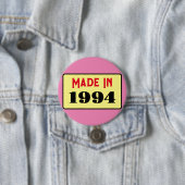Badge Rond 7,6 Cm 31e fête d'anniversaire née 1994 31 pin (En situation)