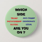 Badge Rond 7,6 Cm 3 inch round Button (Devant)