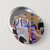 Badge Rond 7,6 Cm A. McKenzie 15 (Devant & derrière)