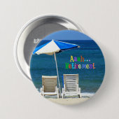 Badge Rond 7,6 Cm Aaah...Retraite, design populaire, (Devant & derrière)