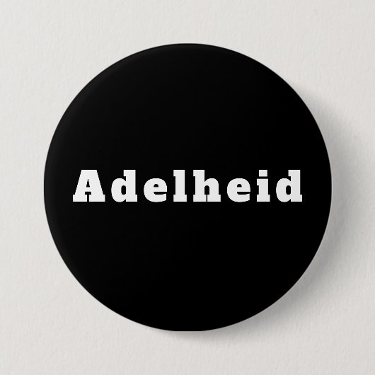 Badge Rond 7,6 Cm Adélaïde (Devant)