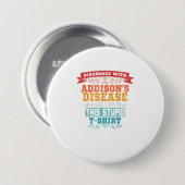 Badge Rond 7,6 Cm Admissibilité T Chemise Drôle (Devant & derrière)