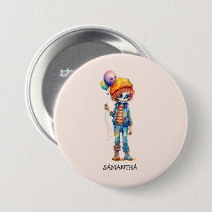 Badge Rond 7,6 Cm Adorable Kid Zombie - Jolie Halloween (2)