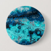 Badge Rond 7,6 Cm Agate bleue (Devant)