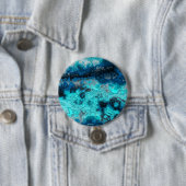 Badge Rond 7,6 Cm Agate bleue (En situation)