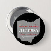 Badge Rond 7,6 Cm Agir Sur Son Bouton Conseil (Devant & derrière)