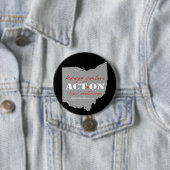 Badge Rond 7,6 Cm Agir Sur Son Bouton Conseil (En situation)
