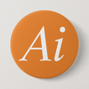 BADGE ROND 7,6 CM AI  