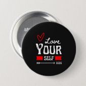 Badge Rond 7,6 Cm Aimez-vous (Devant & derrière)