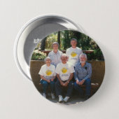 Badge Rond 7,6 Cm Aînés 1990 (Devant & derrière)