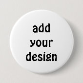 Badge Rond 7,6 Cm ajouter votre conception (Devant)