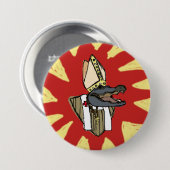 Badge Rond 7,6 Cm Al G. pour le pape (Devant & derrière)