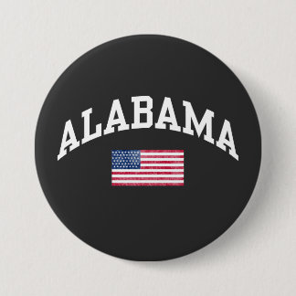 Badge Rond 7,6 Cm Alabama state