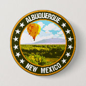 Badge Rond 7,6 Cm Albuquerque (Devant)