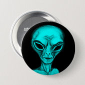 Badge Rond 7,6 Cm Alien (Devant & derrière)