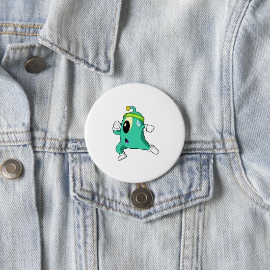 Badge Rond 7,6 Cm Alien en tant que coureur (En situation)