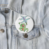 Badge Rond 7,6 Cm Alligators ! (En situation)