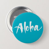 Badge Rond 7,6 Cm Aloha (Devant & derrière)
