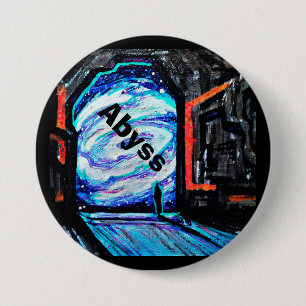 Badge Rond 7,6 Cm Alone with the Shiny Abyss