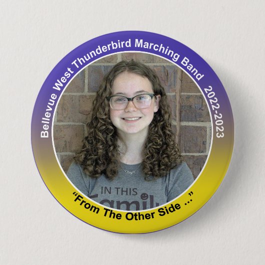 Badge Rond 7,6 Cm Alto Sax Cloey 9 (Devant)