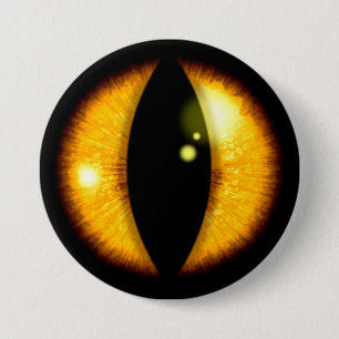 Badge Rond 7,6 Cm Amber Dragons Eye