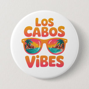 Badge Rond 7,6 Cm Ambiance Los Cabos Mexique Vacances Plage Voyage