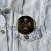 Badge Rond 7,6 Cm Amour Extraterrestre (En situation)