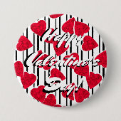 Badge Rond 7,6 Cm Amour, mariage, Saint Valentin (Devant)