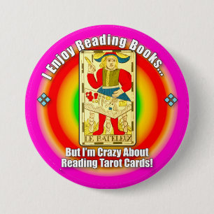 Badge Rond 7,6 Cm Amoureux du Tarot Bouton