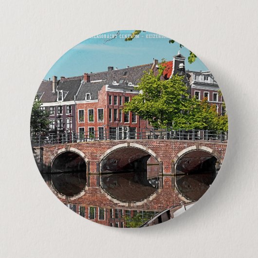 Badge Rond 7,6 Cm Amsterdam - Keizersgracht (Devant)