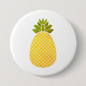 Badge Rond 7,6 Cm Ananas (Devant)