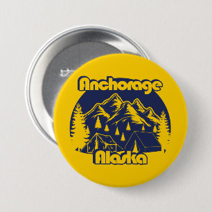 Badge Rond 7,6 Cm Ancrage Alaska