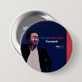 Badge Rond 7,6 Cm Andrew Yang 2020 (Devant & derrière)