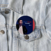 Badge Rond 7,6 Cm Andrew Yang 2020 (En situation)