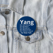 Badge Rond 7,6 Cm Andrew Yang pour maire (En situation)