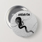 Badge Rond 7,6 Cm Anévrisme b-1 (Devant & derrière)