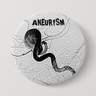 Badge Rond 7,6 Cm Anévrisme b-1
