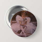 Badge Rond 7,6 Cm Ange de danse (Devant & derrière)