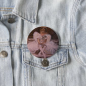 Badge Rond 7,6 Cm Ange de danse (En situation)