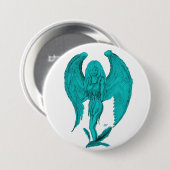 Badge Rond 7,6 Cm Angel (Devant & derrière)